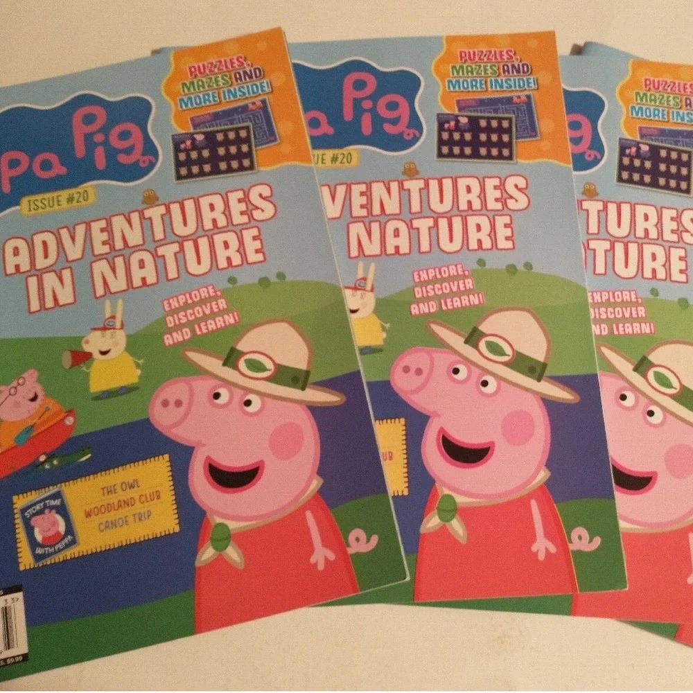 Peppa Pig Adventures In Nature Activity Book Issue 20 Puzzles Stories New